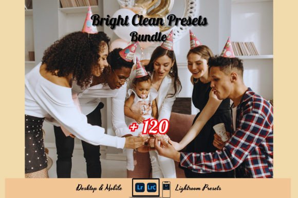Download 120 BRIGHT CLEAN Lightroom Preset Bundle - Premium Resources